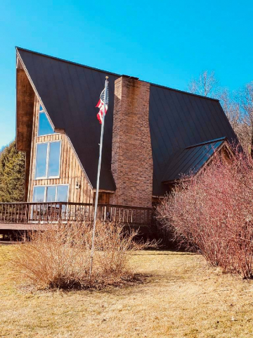 burnished slate roof, burnished slate metal, double lock standing seam, sheet metal, metal roofing, residential, Culpitt roofing, Wisconsin, Minnesota