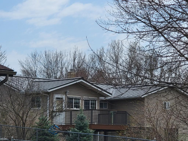 bronze roof, bronze metal roof, metal roofing, double lock standing seam, Culpitt roofing, residential, Wisconsin, Minnesota